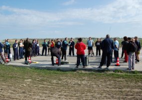 Aviacijos bazės kariai laikė karių fizinio parengtumo testą - 1