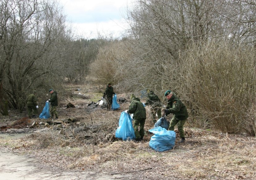Vaidoto batalionas  dalyvavo  švaros akcijoje „Darom 2011