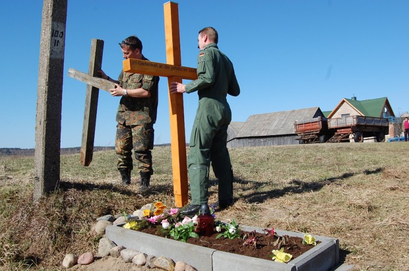 NATO oro policijos misiją Baltijos šalyse vykdantys Vokietijos kariai tvarkė Antrojo pasaulinio...