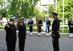 Lietuvoje su oficialiu vizitu lankosi Lenkijos karinių jūrų pajėgų vadas - 1