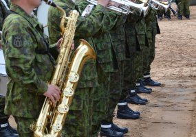 THE LITHUANIAN ARMED FORCES ORCHESTRA AT THE AMBER HOPE OPENING CEREMONY  - 3