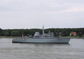 Five Lithuanian military vessels have deployed to the Baltic Sea for multinational training... - 2