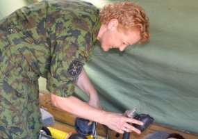 Moterys užima svarbią vietą tarptautinėse pratybose „Gintarinė viltis 2011 - 1