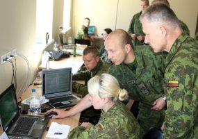 Lithuanian Chief of Defence Visits Amber Hope 2011 Participants - 1
