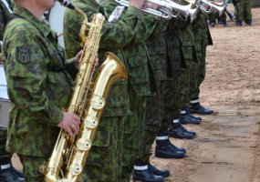 Lietuvos kariuomenės orkestras atstovauja Lietuvai pratybose „Gintarinė viltis 2011“ - 2