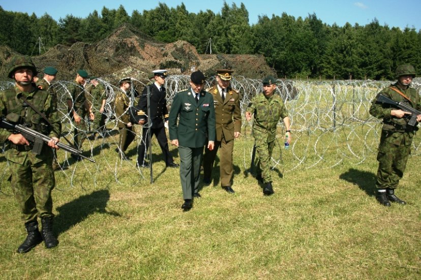 Lietuvos didžiojo kunigaikščio Gedimino štabo batalione lankėsi Danijos Karalystės kariuomenės vadas