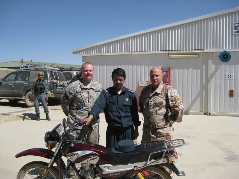 A batch of motorcycles delivered to Ghor policemen 