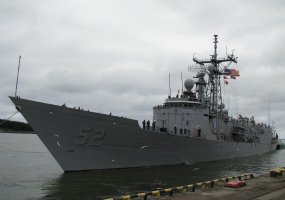 Klaipėdos jūrų uoste prisišvartavo JAV karinis laivas - 1