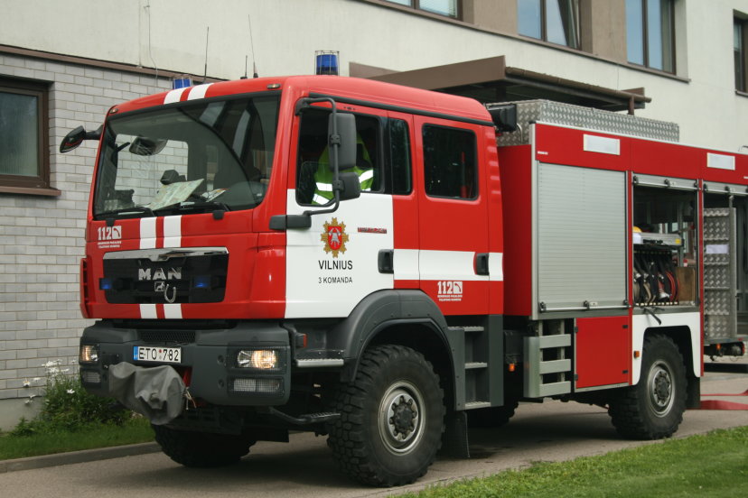 Štabo bataliono kariai dalyvavo priešgaisrinės saugos pratybose