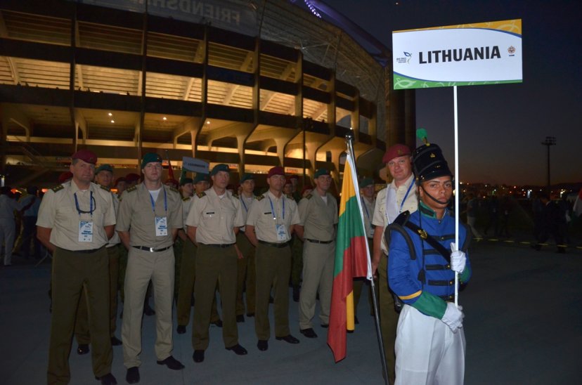Lietuvos kariuomenės atstovai startavo 5-osiose Pasaulio kariškių sporto žaidynėse 