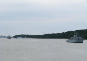 Lietuvos kariniai laivai dalyvauja Baltijos karinių laivų eskadros pratybose Latvijoje - 2