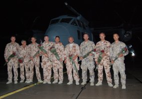 After completing the mission the first Air Force Advisory Team returned from Afghanistan - 1