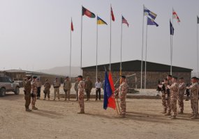 Commander ISAF Regional Command West visited camp of Provincial Reconstruction Team - 1