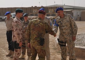 Commander ISAF Regional Command West visited camp of Provincial Reconstruction Team - 2