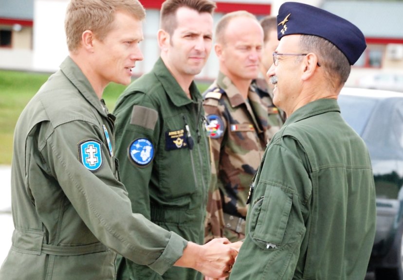 Deputy Commander French Air Force visits Šiauliai Air Base 