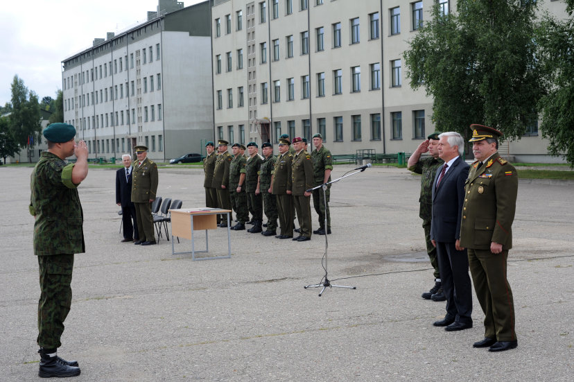 Rukloje vyko Sausumos pajėgų Juozo Lukšos mokymo centro įsteigimo ir vardo suteikimo ceremonija