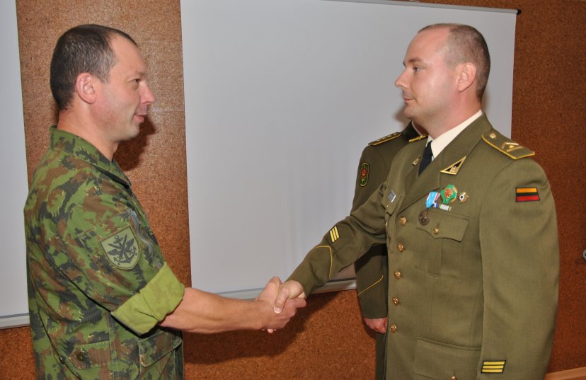 Lithuanian peacekeepers awarded after mission in Iraq