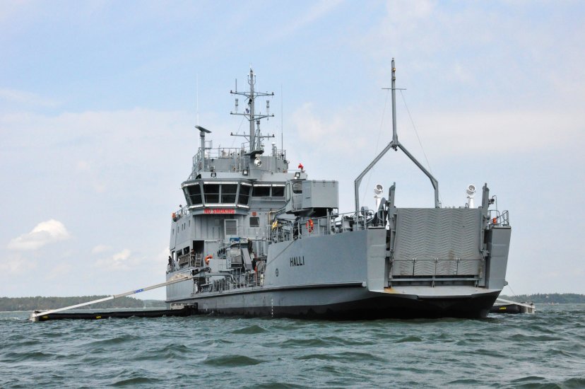 Finland's warship visits Klaipėda 