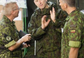 Troops of Motorised Infantry Brigade “Iron Wolf” participate in headquarters exercise held in... - 1
