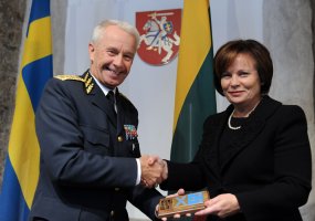 Supreme Commander of the Swedish Armed Forces visited the Ministry of National Defence - 2