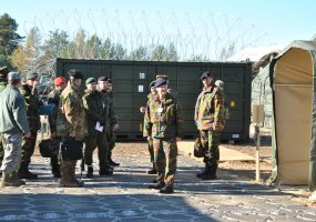 NATO pajėgų vadavietės štabo viršininkas giria pasiruošimą Lietuvoje vyksiančioms NATO pratyboms  - 1