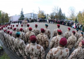 į NATO misiją Afganistane išlydėti Lietuvos kariai - 4