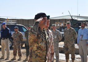 Commander of ISAF Regional Command-West paid a visit to Ghor  - 1
