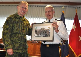 Chief of Defence of Lithuania met with Adjutant General of the Pennsylvania National Guard  - 1