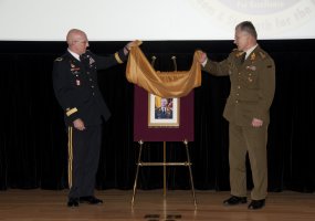 Chief of Defence of Lithuania Lt Gen A.Pocius was inducted into the United States Army War... - 2