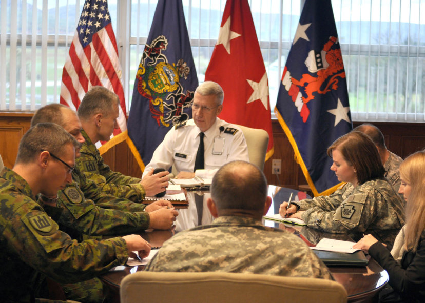 Chief of Defence of Lithuania met with Adjutant General of the Pennsylvania National Guard 