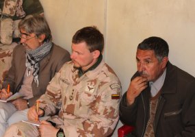 Lithuanian troops and representatives of Afghan National Security Forces paid a visit to remote... - 2