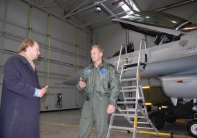 Representative of Canada's Embassy in Vilnius paid a visit to the Šiauliai Air Base - 2