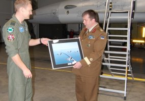 Guests from the Baltic Defence College paid a visit to the Šiauliai Air Base  - 1