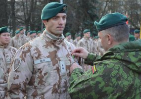 Decorations bestowed on Lithuanian peacekeepers after the mission in Afghanistan  - 4