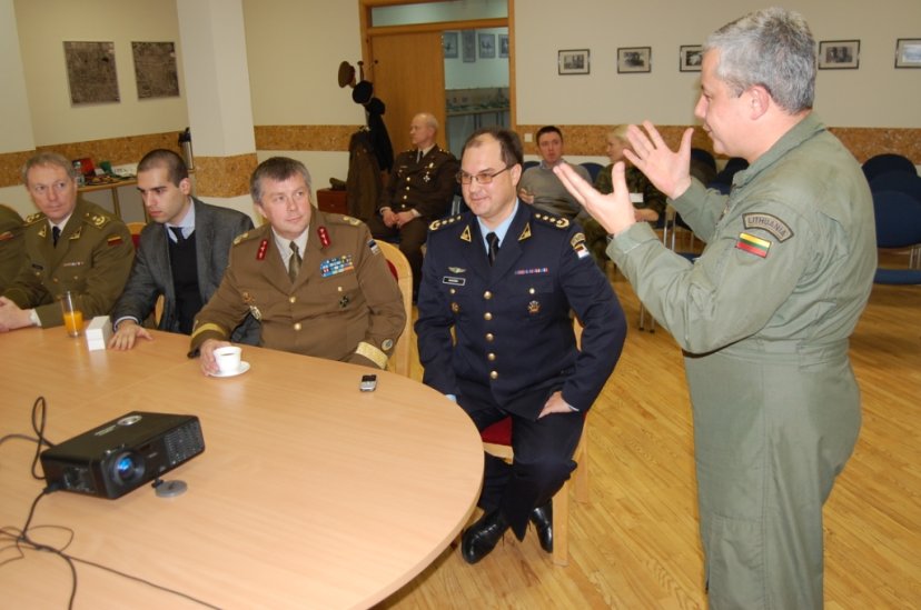 BALTDEFCOL team visited LTUAF Air base
