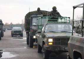 Pratybose buvo vertinamas Mindaugo bataliono karių pasirengimas veikti tarptautinių operacijų... - 1