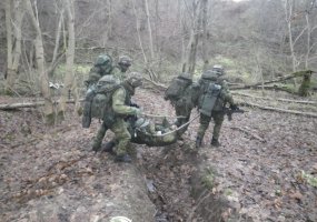 Pratybos „Baltasis vilkas“: taktinių įgūdžių ir kolektyvo ugdymas Algirdo batalione - 2
