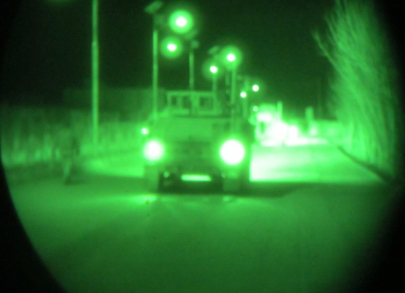Police Operational Mentoring and Liaison Team conducts nocturnal operations in Chaghcharan