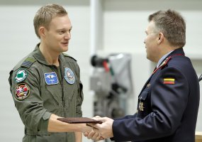 Penktą kartą  Baltijos šalių oro erdvę saugos Vokietijos kariai - 1