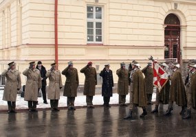 Lietuvos kariuomenės vadas generolas leitenantas Arvydas Pocius su oficialiu vizitu lankosi... - 1