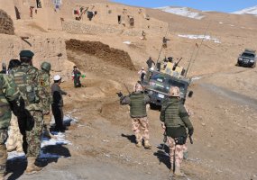 Lithuanian and Afghan troops jointly patrolled Ghor province  - 1