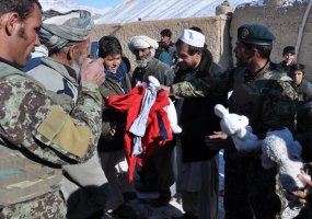 Lithuanian and Afghan troops jointly patrolled Ghor province  - 4