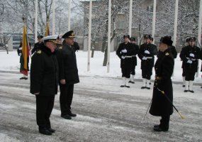 Klaipėdoje lankosi Danijos karinių jūrų pajėgų vadas - 1