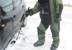Juozo Vitkaus inžinerijos bataliono išminuotojai dalyvavo serialo „Pavogta laimė-2 - 2