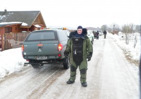 Juozo Vitkaus inžinerijos bataliono išminuotojai dalyvavo serialo „Pavogta laimė-2 - 4