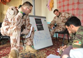 Officers of Afghan National Army share experience with colleagues from Lithuania  - 1