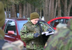 Kovo 8-ąją Vaidoto batalione vykusioms pratyboms vadovavo moteris - 1
