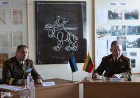 Chief of Defence of Estonia visited units of the Lithuanian Armed Forces - 1