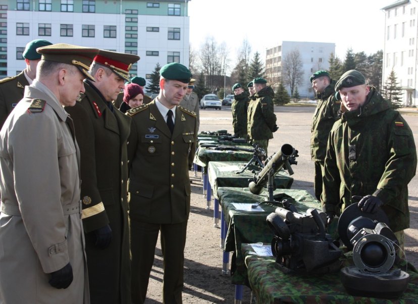 Chief of Defence of Estonia visited units of the Lithuanian Armed Forces