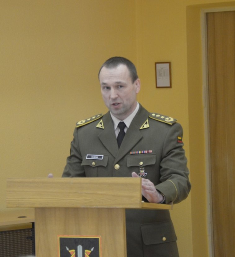 Generolo Adolfo Ramanausko kovinio rengimo centrui vadovaus pulkininkas Valdas Kiveris